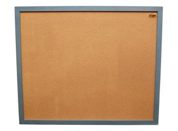 Ethan Allen Country Colors Denim Blue With Wheat Cork Board