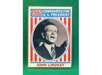 1972 Candidates For US President John Lindsay