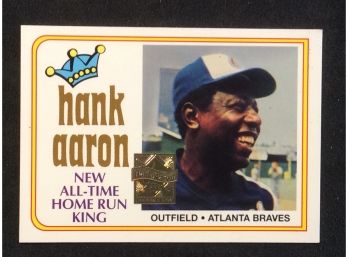 1999 Topps Hank Aaron 1974 Card