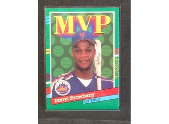 1990 Donruss Darryl Strawberry MVP Card