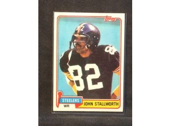1981 Topps John Stallworth