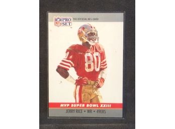 1990 Pro Set MVP Super Bowl XXIII Jerry Rice