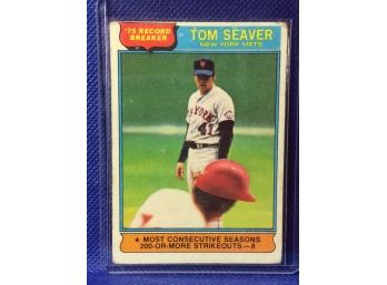 1976 Topps Tom Seaver Record Breaker