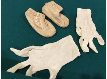 Vintage Baby Shoes & Gloves