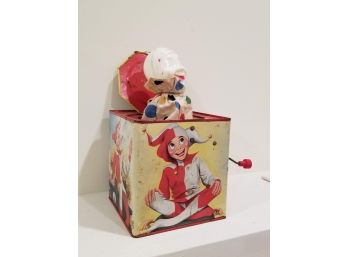 Vintage Mattel 1953 Clown Jack In The Box
