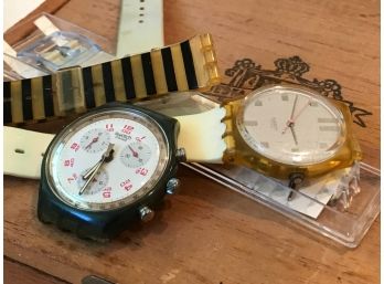 Pair Swatch Watches