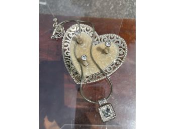 Brighton Jewelry/ring Holder And Necklace