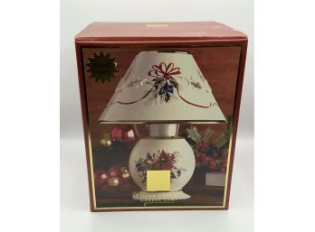 New Lenox Winter Greetings Candle Lamp ~ Box ~