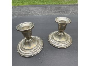 Sterling Candlestick Holders International ~ Courtship ~