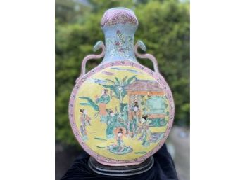 Beautiful Antique Handled Asian Urn