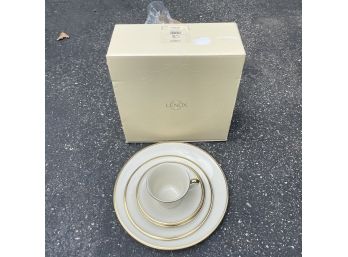 Eternal Lenox Deco 5 Pc Place Setting New In Box