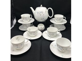 Vintage MCM Thomas Germany Rosenthal Tea Set - Tea Pot, 8 Cups & Saucers, Sugar Bowl 18PC