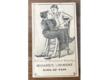 Fun 'Minard's Liniment' Trade Card