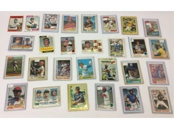 Mixed Lot Baseball Cards 1970s 80s Ozzie Smith Andre Dawson (Lot36)