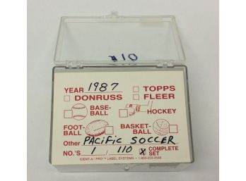 Complete Set 1987 Major League Soccer Pacific Cards (Lot24)