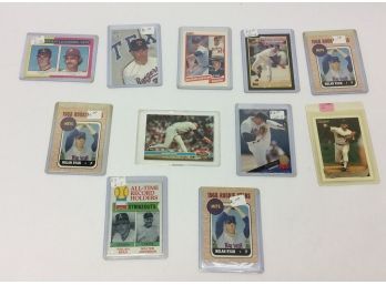 1970s 1980s Nolan Ryan Baseball Cards Lot Collection (Lot37)