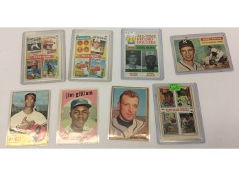 Mixed Lot Old Vintage Pete Rose Hank Aaron Baseball Cards Collection (Lot27)