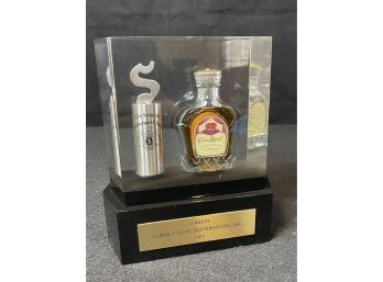 Seagram's Crown Royal Award In Glass