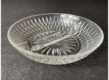 Antique Glass Segment Dish