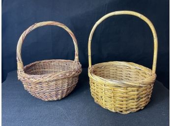 Pair Of Woven Baskets - Lot 2