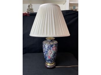 Japanese Floral Pattern Lamp