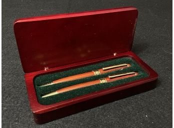 Awesome Seagram Americas Wooden Pen/pencil Set