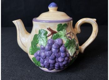 CBK Limited Tea Pot With Grapes