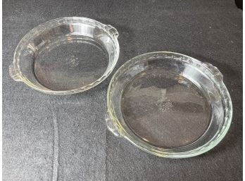 Pair Of Vintage Pyrex Pie Dishes