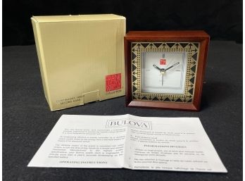 Bulova Frank Lloyd Wright Collection Clock