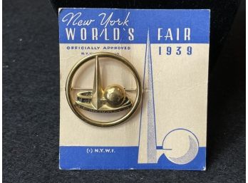 Amazing 1939 Worlds Fair Pin
