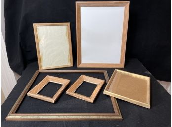 Wooden Picture Frame Lot