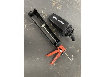 Misc Garage Lot - Car Vacuum And Extra Large Caulking Gun