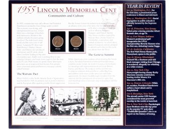 1955 Lincoln Memorial Cent