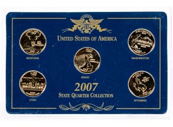 2007 Gold Plated State Quarter Collection