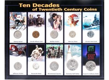 Ten Decades Of 20th Century Coins Collection