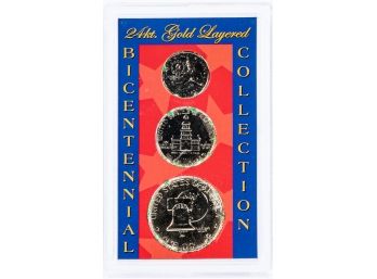 1976 24K Gold Layered Bicentennial Coin Collection