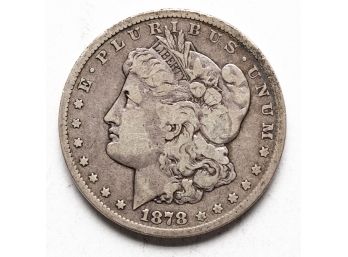 1878-CC Morgan Silver Dollar