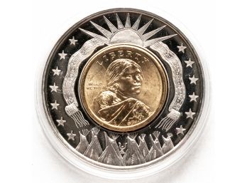 Sacagawea Inlay Coin