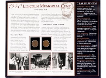 D.  1940 Lincoln Memorial Cent