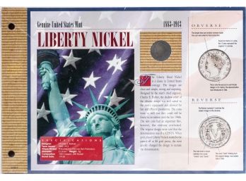 1899 Liberty Head Nickel & 1982 Washington 250th Anniversary Of Birth