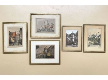 Vintage German Etchings And A Photograph