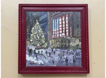 A NYSE Themed Canvas Print By Bret Delaire