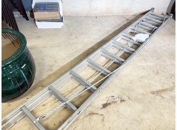 A 24' Aluminum Extension Ladder