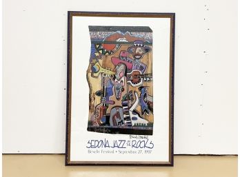 A Sedona Jazz Festival Poster, Signed By Artis David Fischel