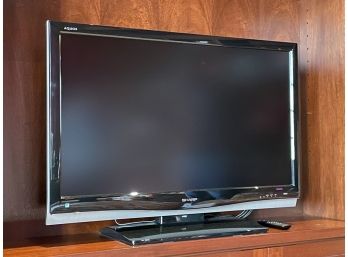 A Sharp Aquos 36' Flat Screen TV