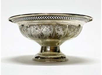 A Weighted Sterling Fruit Bowl By Hamilton