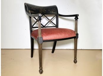 A Beautiful Chinoiserie Arm Chair By Interior Crafts Of Chicago