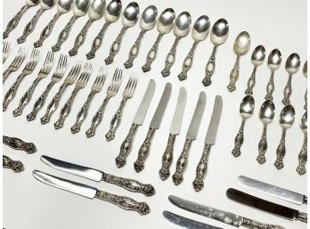 A Large Service Of 40 Pieces Of Vintage International Silver Co. Sterling Silver Flatware