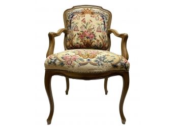 A Vintage Fauteuil With Tapestry Trim