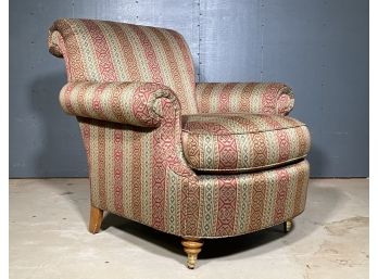 An Upholstered Arm Chair From The Milling Road Line Of Baker Furniture